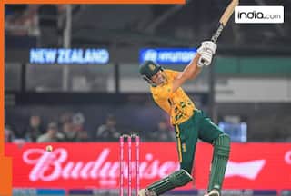 6, 6, 4, 6, 6, 4, 6...5 sixes and 2 fours, Star player from Preity Zinta's PBKS powers New Zealand to a competitive total after shaky start