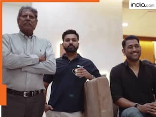 WATCH: ICC master stroke as Dhoni, Kapil and Rohit come togerther for 6 world titles in one frame