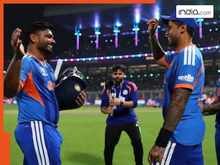 VIDEO: संजू की मैच विनिंग पारी के बाद जमकर तारीफ कर रहे थे सूर्यकुमार यादव,  सैमसन बोले- रुलाएगा क्या पगले