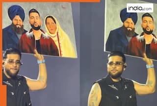 Karan Aujla gets emotional as fan gifts portrait of his parents during Delhi show, video goes viral