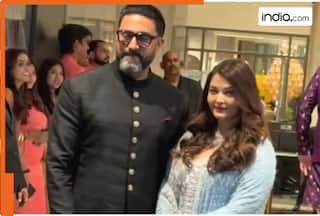 Arjun Tendulkar-Saaniya Chandhok’s wedding: Abhishek Bachchan and Aishwarya Rai walk hand-in-hand as they arrive in style amid separation report