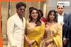 Shah Rukh Khan stuns in royal white Pathani sherwani, while Gauri Khan-Suhana dazzle in gold at Arjun Tendulkar–Saaniya Chandhok wedding - See video