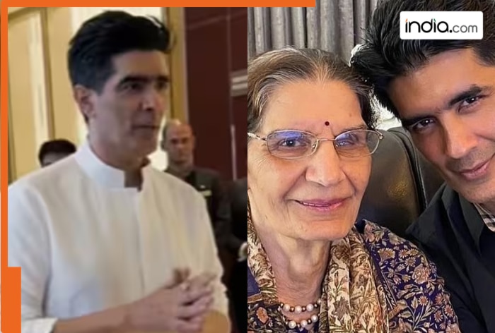 Manish Malhotra praises paps for maintaining dignity at mother's prayer meet, 'Ekdum private moment...'