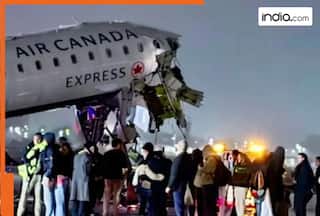 Air Canada commercial plane collides with firetruck at New York’s LaGuardia airport, several injured - VIDEO