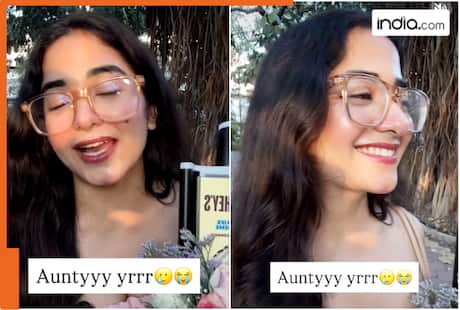 54-second viral video: Aunty scolds influencer over SHORT DRESS, internet reacts