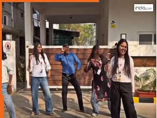Girls Dance Video: लड़कियों के डांस में कूद गया सिक्योरिटी गार्ड, फिर 'बेबी डॉल' गाने पर लगा नाचने | देखें वीडियो