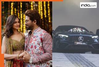 Allu Arjun celebrates 15 years with Sneha Reddy, surprises her with a luxury car worth Rs...