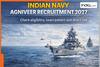 Indian Navy Agniveer Recruitment 2027: Applications from March 14; check eligibility, exam pattern and direct link