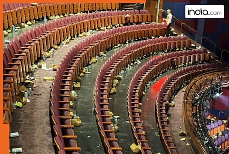 Oscars 2026: Picture from Dolby Theatre with empty bottles, wrappers infuriates internet; netizens say, ‘rich people leaving dirt for poor’