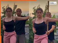 Ladki Ka Video: चीन में कुंग फू सीखने पहुंची लड़की, मगर जो हुआ सोच-सोचकर हंसेंगे आप | देखें मजेदार वीडियो