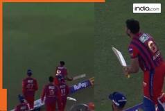 WATCh: Avesh Khan's BIZARRE move on Rishabh Pant's shot that almost cost LSG the victory
