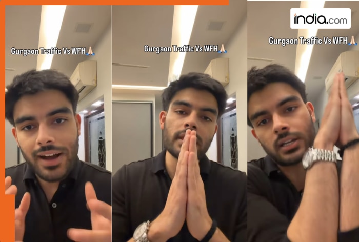 Corporate employee's rant on 'Gurgaon Traffic vs WFH' takes internet by storm; netizens react, 'Relatable' | Watch viral video