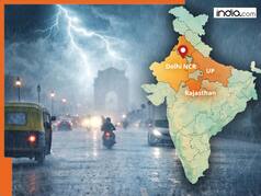 IMD Weather Update: Rain, thunderstorms and hailstorm alert in Delhi-NCR, UP and Rajasthan - Check full state-wise forecast
