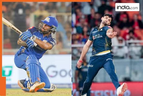 WATCH: 6, 4, 4, 6, 6, 0...Tilak Varma punishes GT star pacer Ashok Sharma, smashes 26 runs in an over
