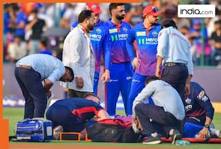 Lungi Ngidi SUFFERS scary injury, ambulance rushes onto field during DC vs PBKS IPL 2026 clash