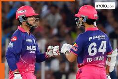 WATCH: Vaibhav Suryavanshi, Yashasvi Jaiswal unleash 70-run opening blitz, leave GT bowlers under pressure