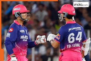 WATCH: Vaibhav Suryavanshi, Yashasvi Jaiswal unleash 70-run opening blitz, leave GT bowlers under pressure