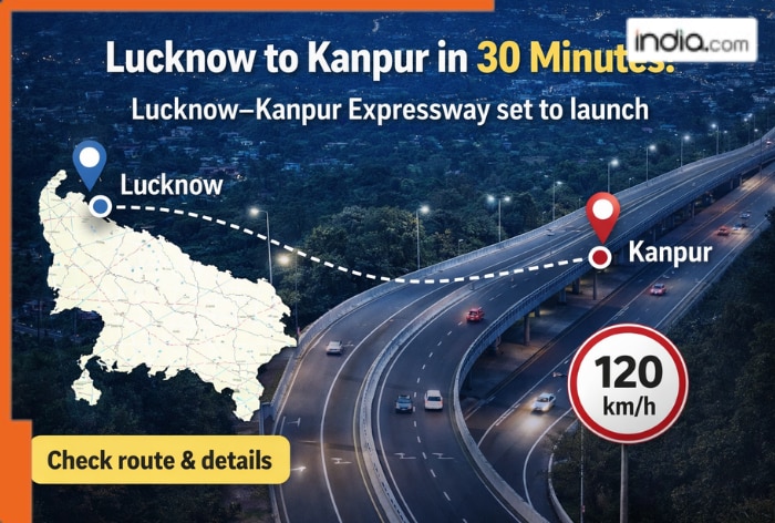 Lucknow to Kanpur in 30 minutes: Good news for Uttar Pradesh residents as Lucknow–Kanpur Expressway set to launch; check route details and top speed