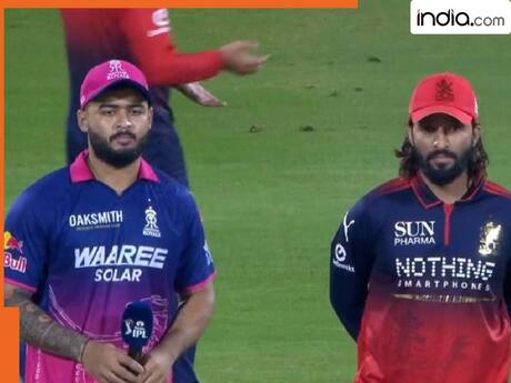 RR vs RCB Live Score, IPL 2026: Rajat Patidar departs, Sandeep Sharma strikes