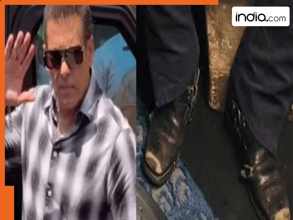 फटे हुए जूते पहनकर घूम रहे हैं Salman Khan, पैसों की कमी या फिर बात है कुछ और?