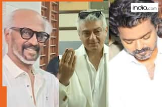 Tamil Nadu Assembly Election 2026: Rajinikanth, Vijay, Kamal Haasan, Shruti Haasan, Ajith Kumar and other celebs cast their vote - See Pics