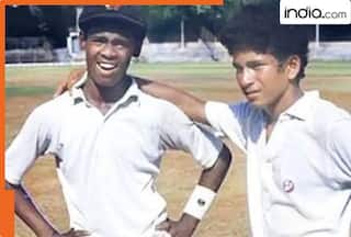 WATCH: Sweetest gesture from Vinod Kambli on Sachin Tendulkar's 53rd birthday, celebrates at...