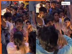 लड़की को छूते ही गाल पड़ गए 16 थप्पड़, बोलने से पहले ही झापड़ खाता गया शख्स