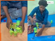 शख्स ने कोल्ड ड्रिंक की बोतल से बना दी स्टडी टेबल, इतना आसान तरीका देखकर फैन हो जाएंगे आप