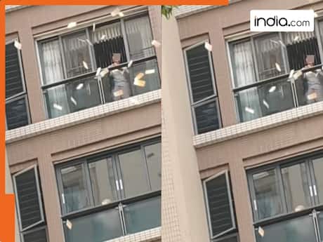 आसमान से बरसे पैसे, लूटने के लिए लोगों में मची होड़... सोशल मीडिया पर वायरल हो गया Video