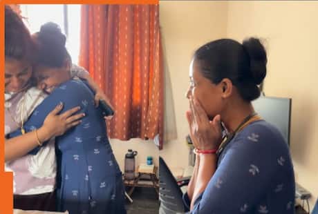 Family surprises house help with air cooler ahead of intense summer; internet left teary eyed | Viral video