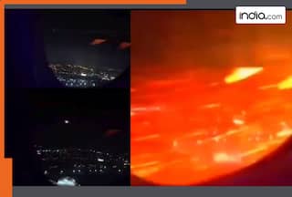 Delta flight horror: Moment caught on camera as engine fire forces emergency landing; video inside