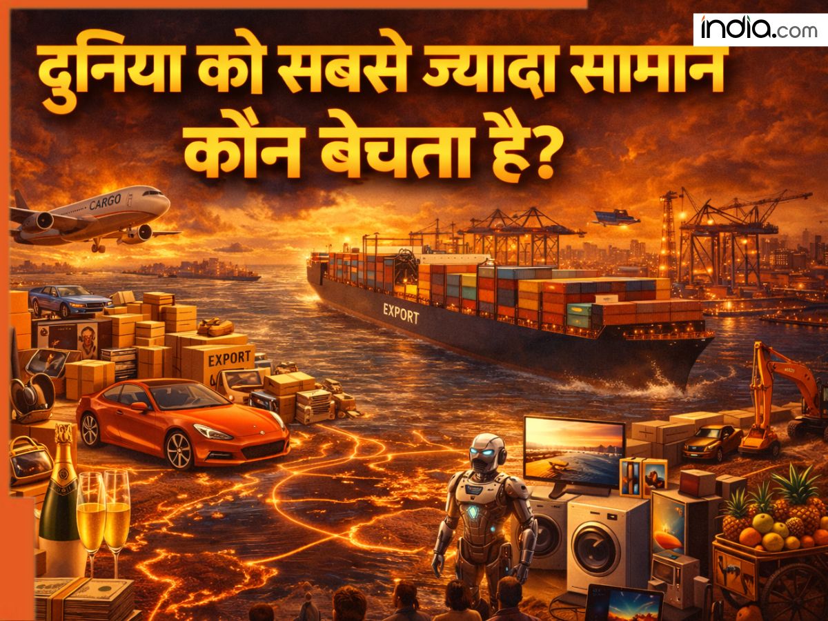 Global Export Ranking 2026: दुनिया में सबसे ज्यादा सामान बेचने वाला देश कौन? देखें टॉप-10 की लिस्ट, जानें कितने नंबर पर है भारत