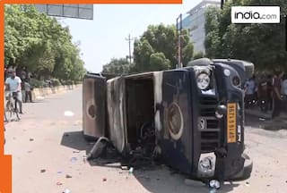 Noida protest traffic Highlights: Protest turns violent, roads blocked at Chilla Border, Sector 62, DND Flyover, situation tense in Sector 84