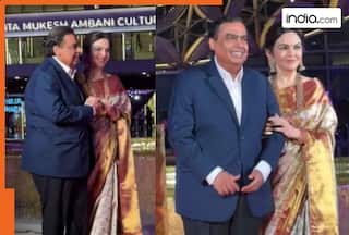Nita Ambani gets emotional at NMACC 3rd anniversary, shares heartwarming moment with Mukesh Ambani - Watch