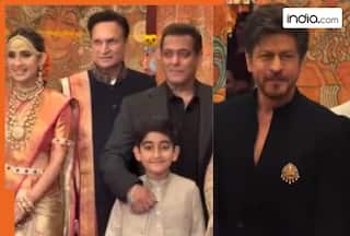 Rajat Sharma’s Daughter’s wedding turns star-studded; Shah Rukh Khan, Salman Khan steal the spotlight in Mumbai - Watch