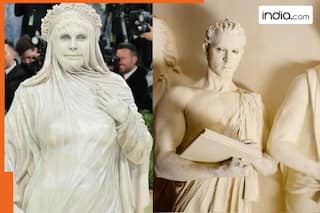 Heidi Klum or Hrithik Roshan, who rocked the white marble-inspired sculptural look better? Memes explode at Met Gala 2026