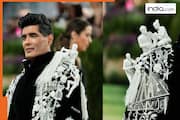 Met Gala 2026: Manish Malhotra celebrates artisans with their 3D sculptures, names on his outfit, and layers a measuring tape