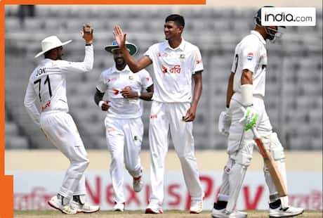 WATCH: Nahid Rana rips through Pakistan to set up stunning win for Bangladesh in first Test