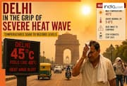 IMD issues severe heat wave alert for Delhi with temperature reaching 45 degrees Celsius