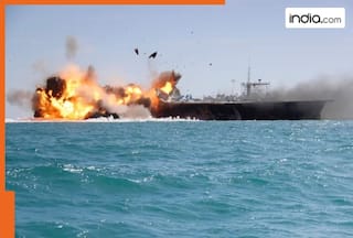 Iran launches missile attack on US warship in Strait of Hormuz; Trump issues orders to Navy to strike Iranian warships