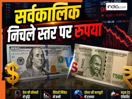 डॉलर के मुकाबले लगातार क्यों कमजोर हो रहा रुपया? सबसे निचले स्तर पर हुआ बंद- जानिये क्या कहते हैं एक्सपर्ट