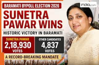 Baramati Bypoll Election 2026 Result: Sunetra Pawar Wins by a Massive Margin with 2,18,930 Votes