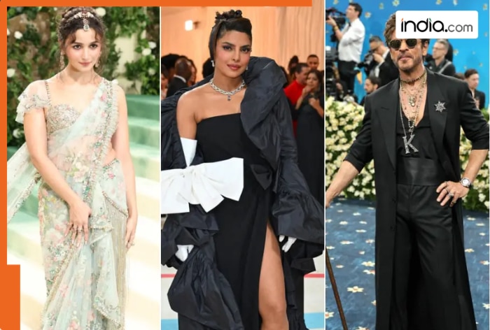 Priyanka Chopra, Shah Rukh Khan to Alia Bhatt, a look at Indians who made their mark at the Met Gala