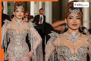 Cannes 2026: Urvashi Rautela’s royal-inspired JoliPoli gown moment steals spotlight on red carpet- Watch Video