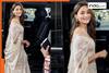 Alia Bhatt stuns at Cannes 2026 in ivory saree-inspired couture with nose pin and ethnic jewellery- See pics