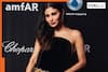 Mouni Roy brings old Hollywood glamour to Cannes 2026 in black and gold couture look- See pics