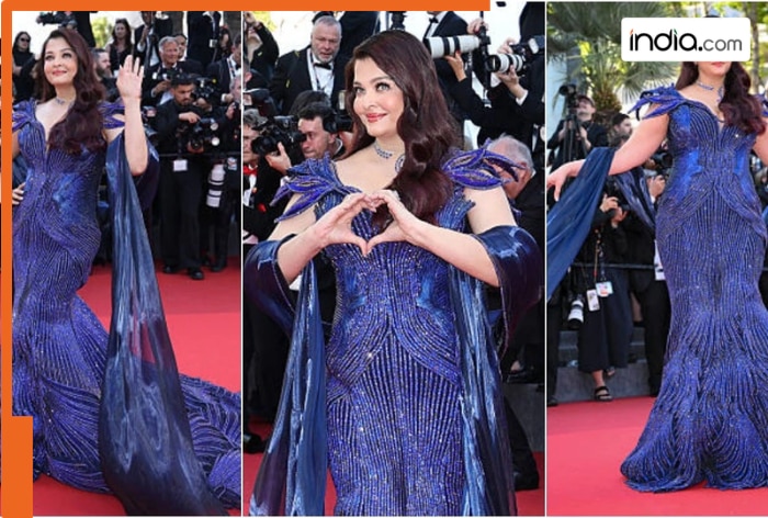 Aishwarya Rai Bachchan lights up Cannes 2026 in sculpted blue couture gown, fans say: 'Once a queen...'