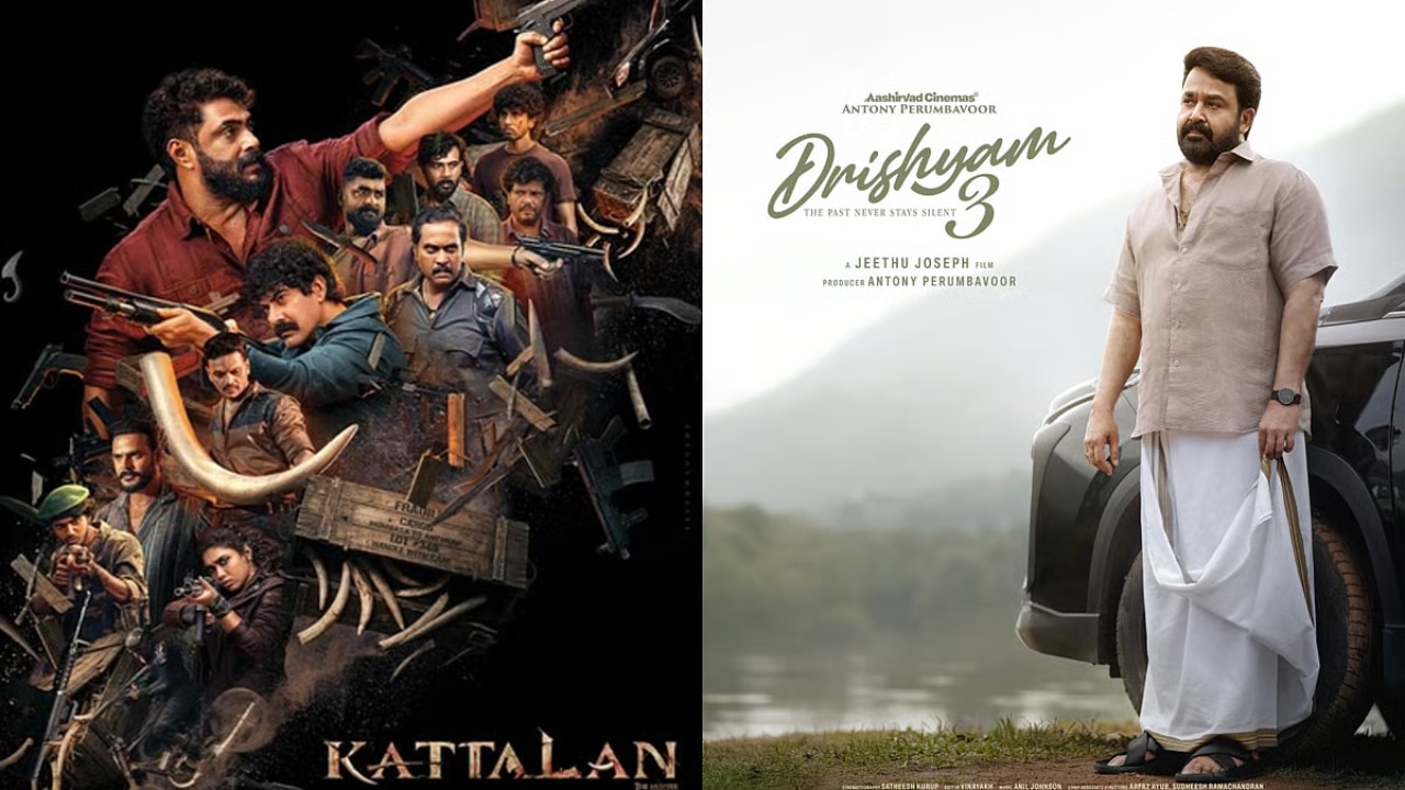 Drishyam 3 box office collection day 10: Mohanlal's thriller slows down as Antony Varghese's Kattalan records strong opening, earns Rs...