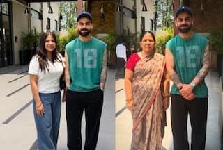 Virat Kohli meets Rinku Singh's mother and sister before RCB's victory over KKR in Raipur, check PICS