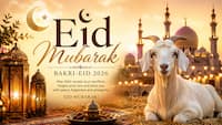 Eid-ul-Adha 2026: Best Bakrid wishes, greetings, WhatsApp messages to share with your family and friends
